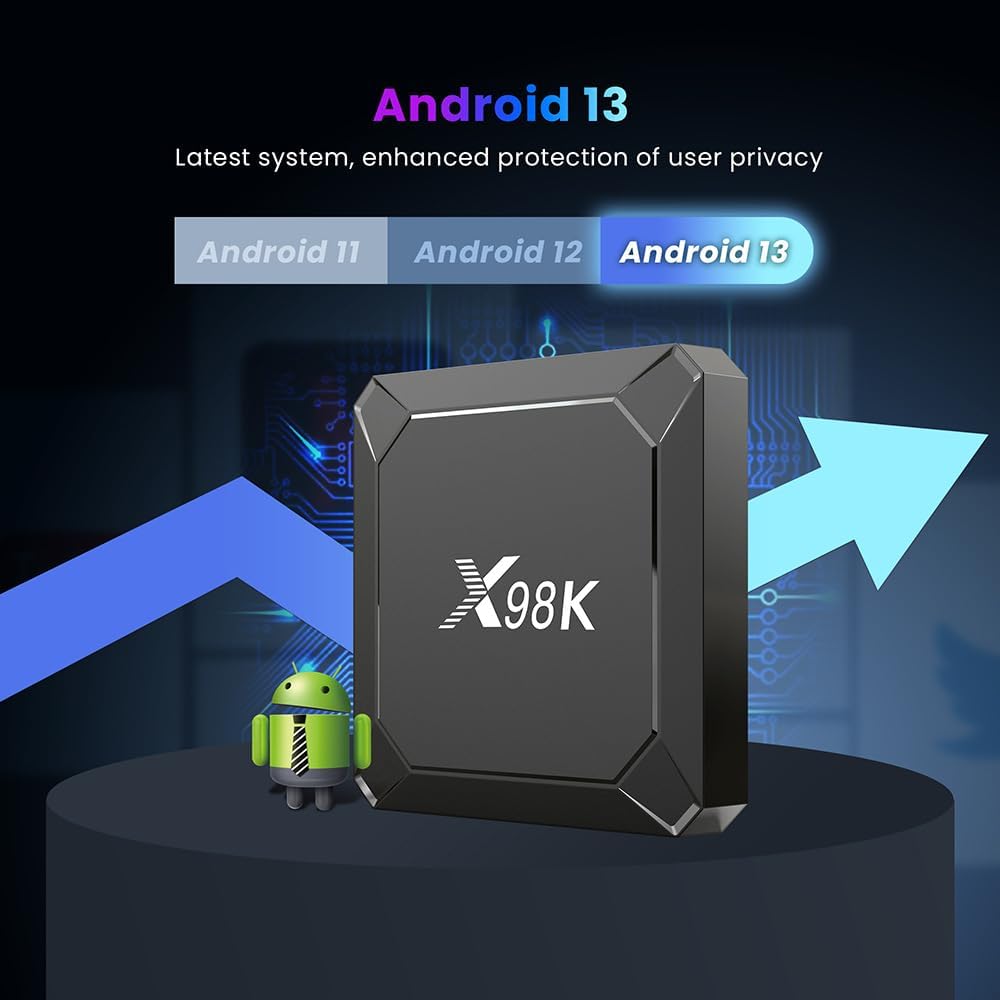 Android TV Box X98K 2GB RAM, 16GB ROM, RK3528A CPU (Smart TV konsole)