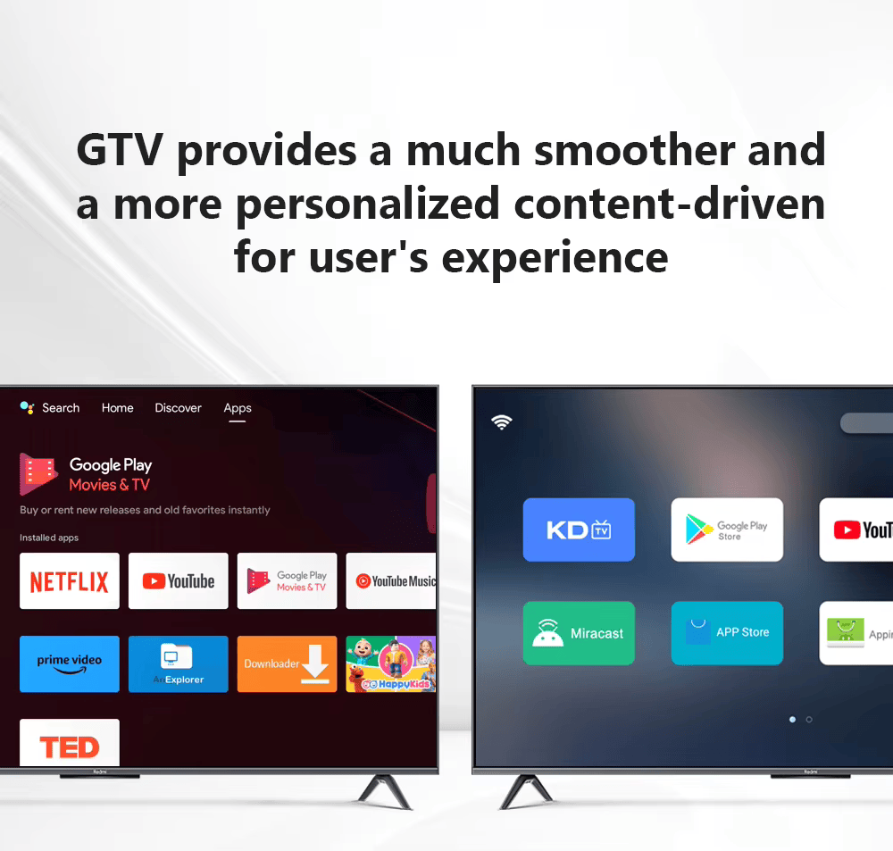 Google Certified Android TV Box DColor GD2 2GB RAM, 32GB ROM (Smart TV konsole)