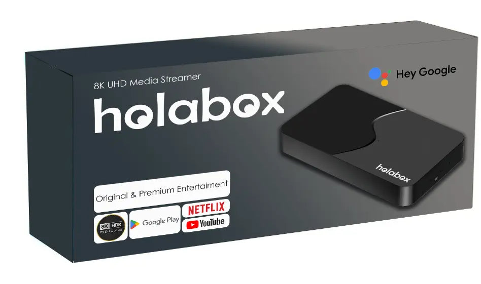 Google Sertificēts Android TV Box Holabox V96 Plus + 2GB RAM, 16GB ROM, ATV 15.0, 8K HDR UHD (Smart TV konsole)