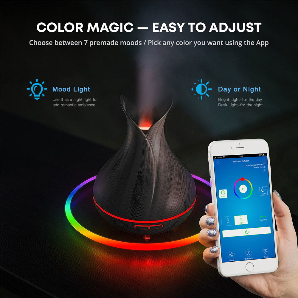 Augstas jaudas WiFi Tuya Smart un Smart Life bezvadu gaisa mitrinātājs