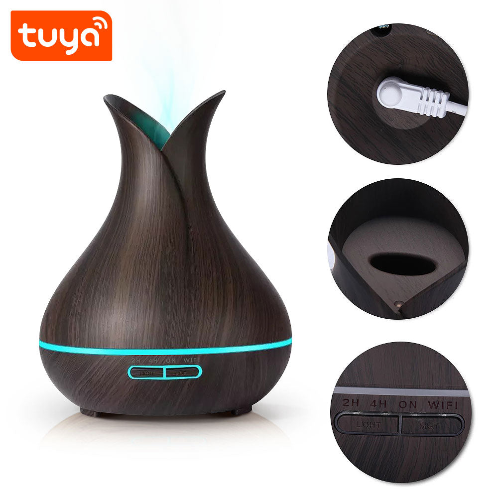 Augstas jaudas WiFi Tuya Smart un Smart Life bezvadu gaisa mitrinātājs