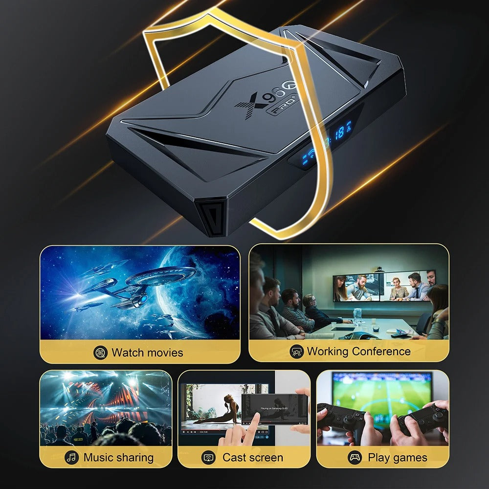 Android TV Box X96 Pro Plus + 2GB RAM, 16GB ROM (Smart TV konsole)