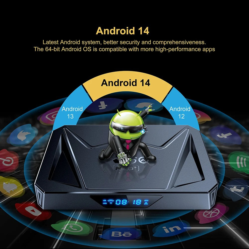 Android TV Box X96 Pro Plus + 2GB RAM, 16GB ROM (Smart TV konsole)