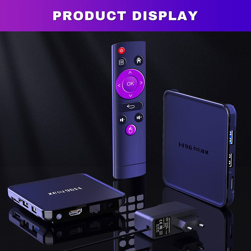 Android TV Box H96 MAX V12 2GB RAM, 16GB ROM, RK3318 (Smart TV konsole) - Reltek