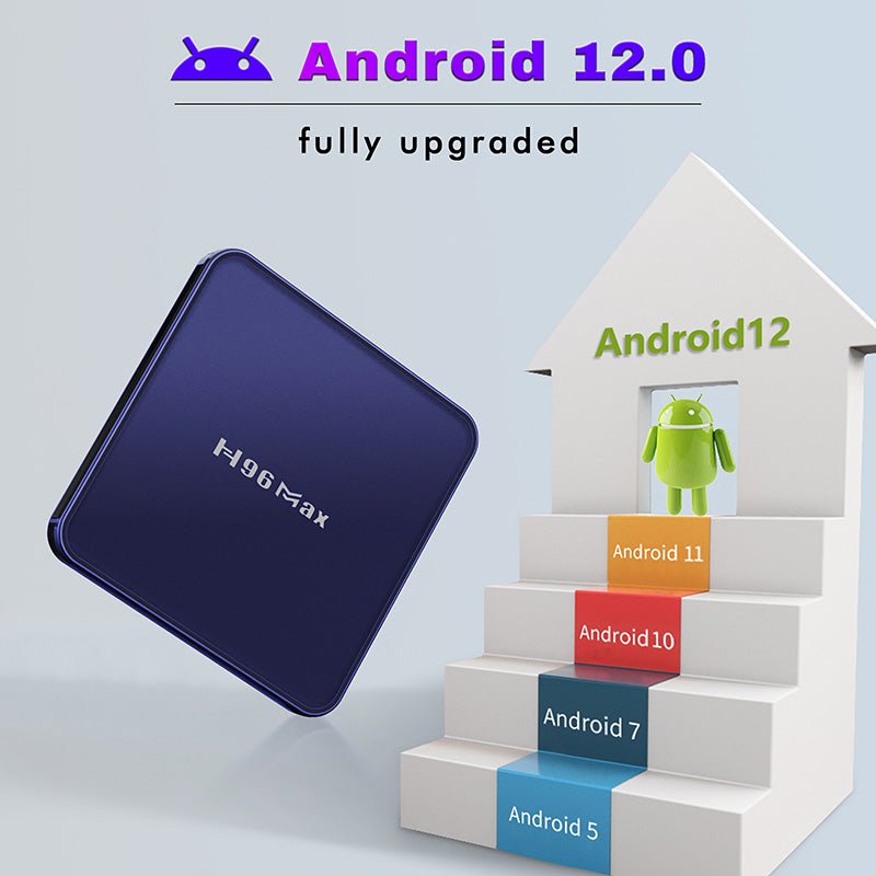Android TV Box H96 MAX V12 2GB RAM, 16GB ROM, RK3318 (Smart TV konsole) - Reltek