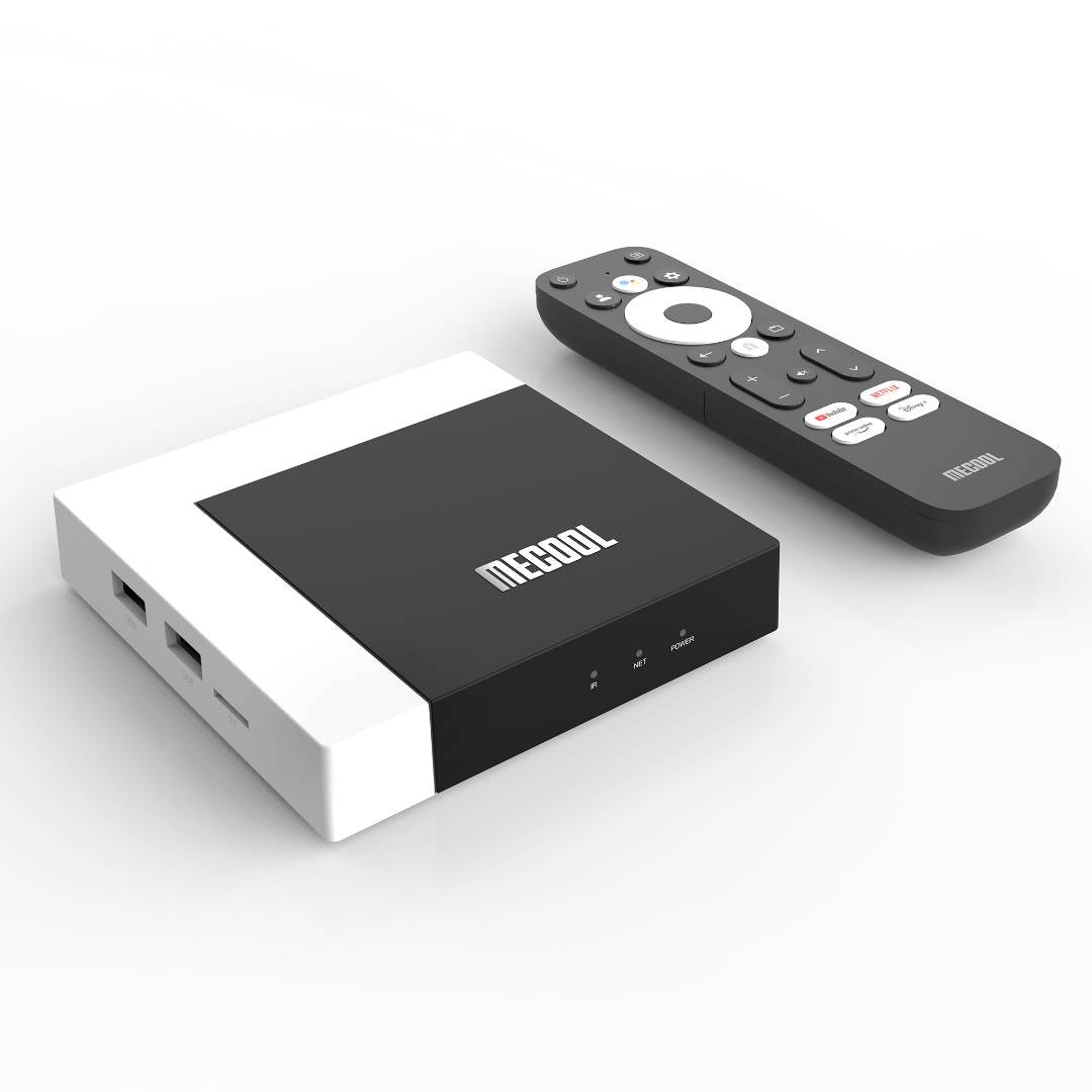 Android TV Box MECOOL KM7 PLUS 2GB RAM, 16GB ROM, Oficiāla Google TV, S905Y4 CPU (Smart TV Konsole) - Reltek