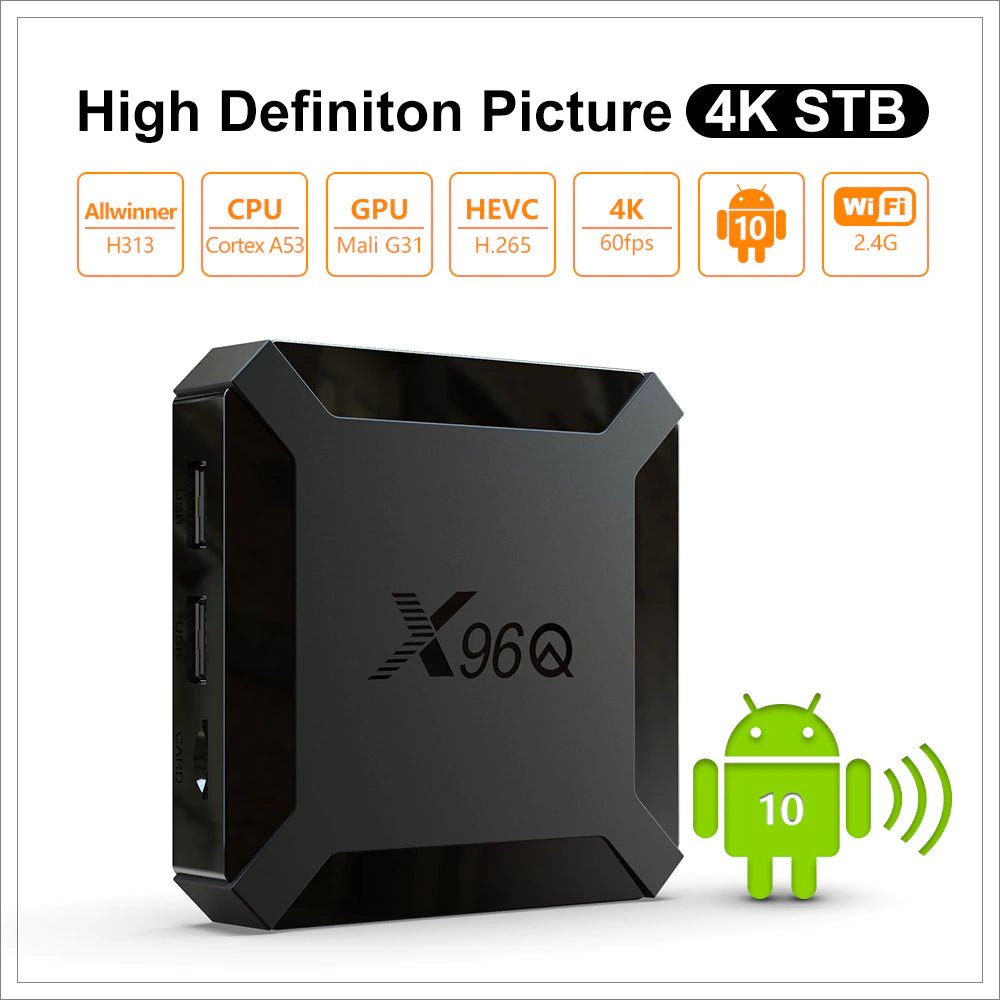 Android TV Box X96Q 2GB RAM 2GB RAM, 16GB ROM (Smart TV Konsole) - Reltek
