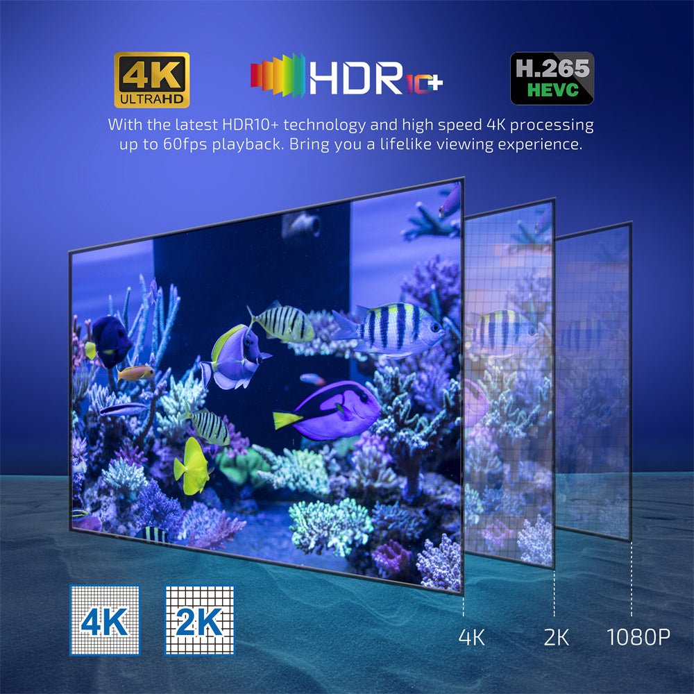 Android TV Box X98Q 2GB RAM, 16GB ROM (Smart TV konsole) - Reltek