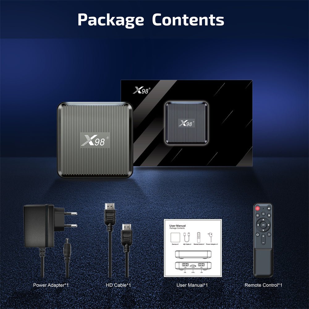 Android TV Box X98Q 2GB RAM, 16GB ROM (Smart TV konsole) - Reltek