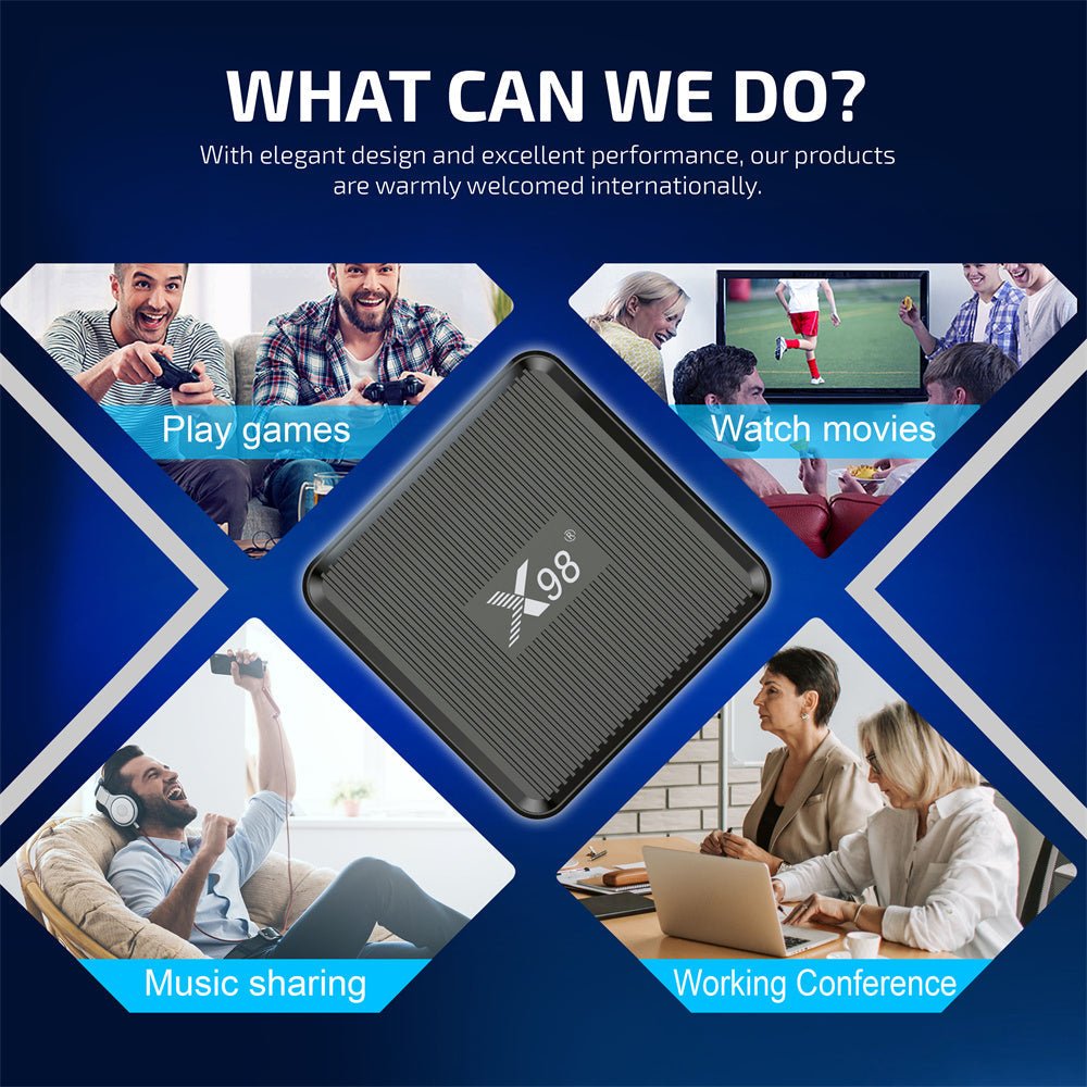 Android TV Box X98Q 2GB RAM, 16GB ROM (Smart TV konsole) - Reltek