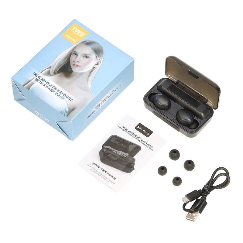 Bezvadu TWS BTH F9 Bluetooth austiņas - Reltek