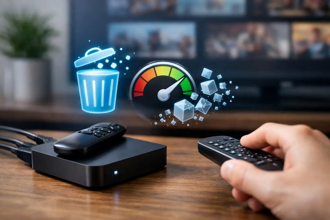 TV Box atmiņas tīrīšana ātrākai darbībai