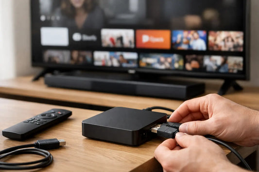 Kā pieslēgt Android Box televizoram 7 soļos