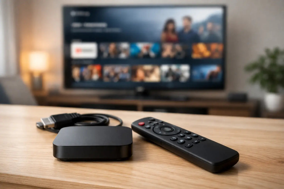 TV Box komplekts ar pulti mājas televizoram