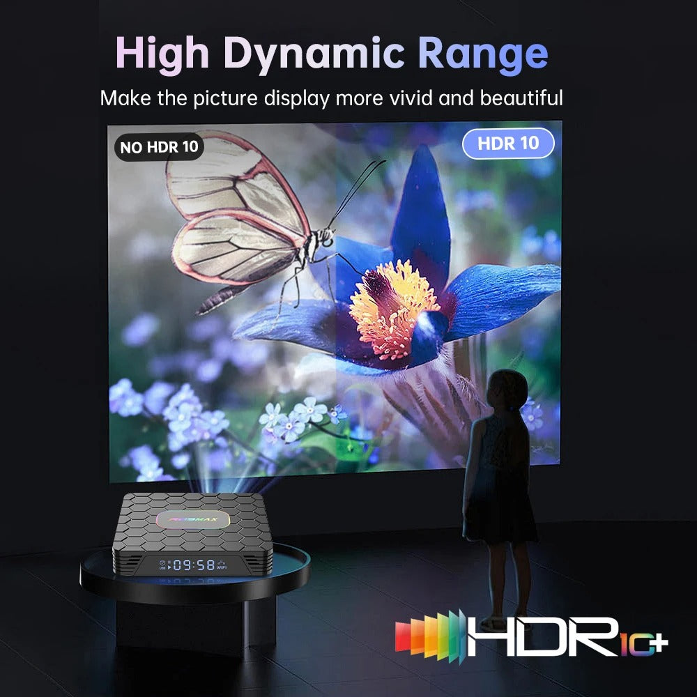 Android TV Box R69 Max, 4GB RAM, 64GB ROM, Android TV (ATV), CPU RK3528 (Smart TV Console)