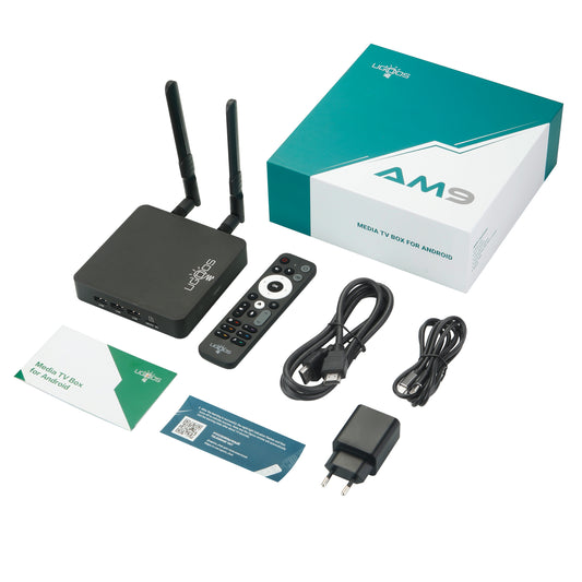 Android 14 TV Box Ugoos AM9 PRO 4GB RAM, 64GB ROM, S905X5 CPU (Smart TV Konsole)