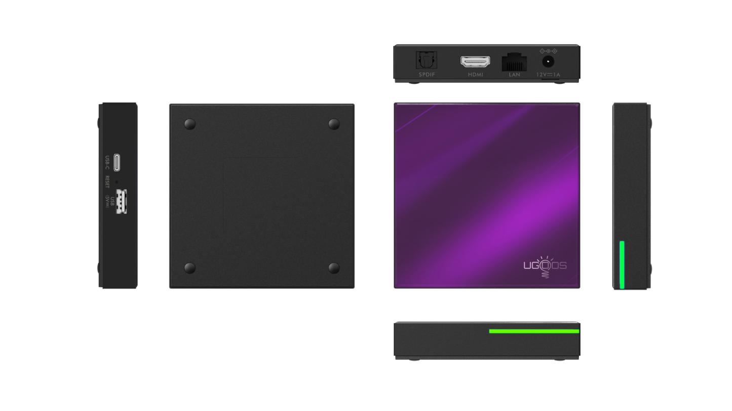 Android TV Box Ugoos SK4, 4GB RAM, 64GB ROM, CPU S905X5M (Smart TV Console)