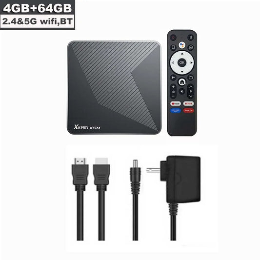 Android TV Box X88 PRO X5M, 4GB RAM, 64GB ROM, CPU S905X5M (Smart TV Console)