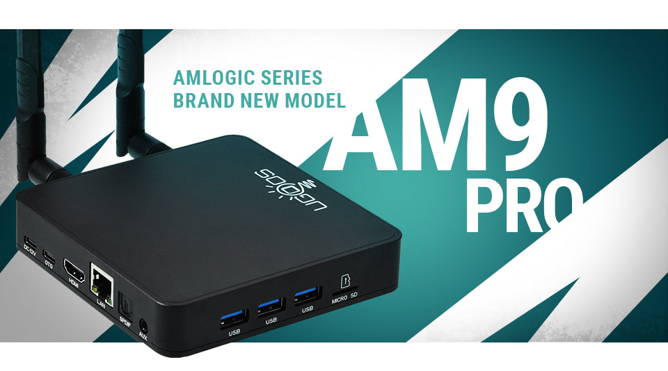 Android TV Box UGOOS AM9 PRO, 4 ГБ ОЗУ, 64 ГБ ПЗУ, CPU S905X5-J (приставка Smart TV)