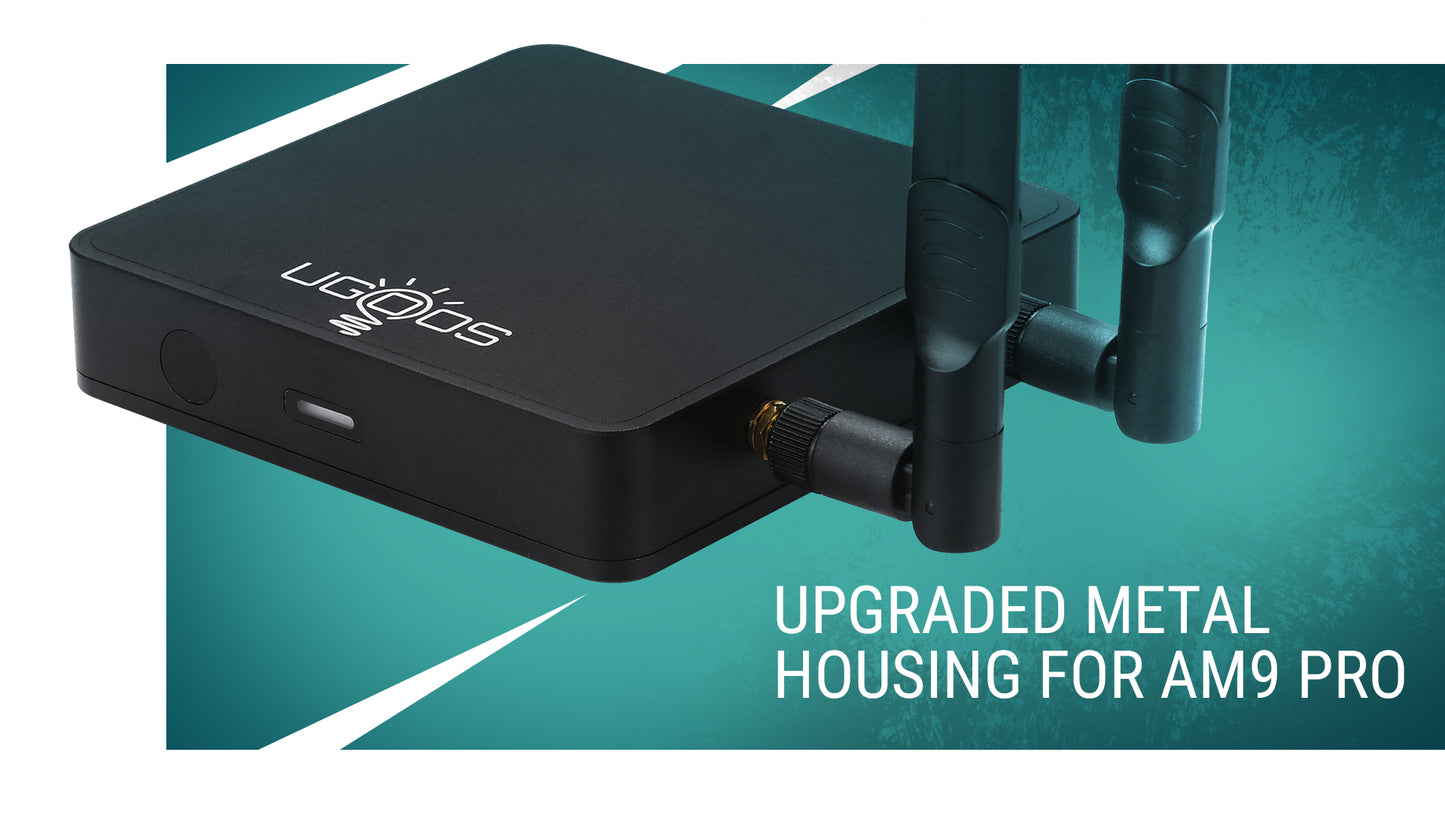 Android TV Box UGOOS AM9 PRO, 4 ГБ ОЗУ, 64 ГБ ПЗУ, CPU S905X5-J (приставка Smart TV)