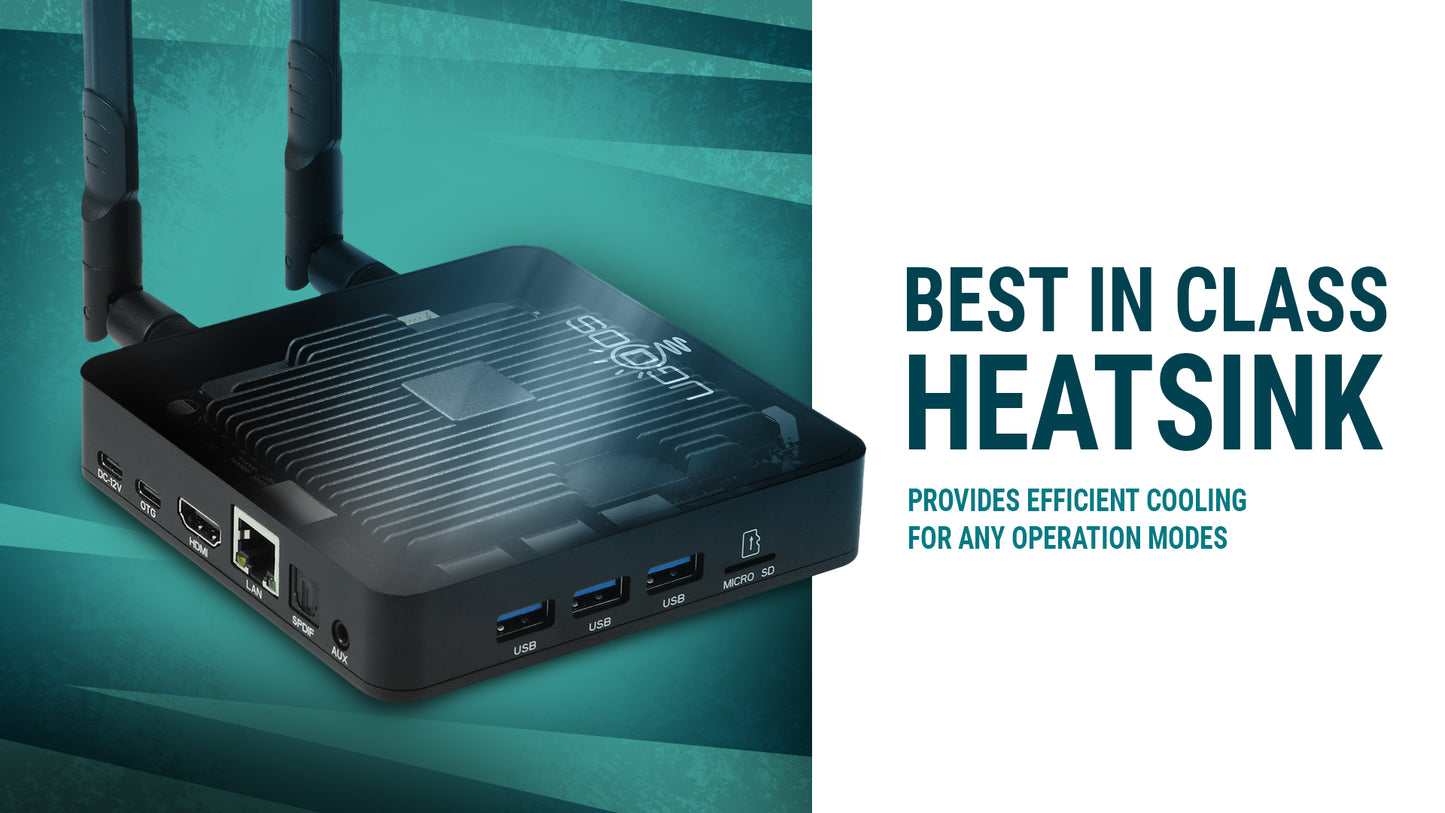 Android TV Box UGOOS AM9 PRO, 4 ГБ ОЗУ, 64 ГБ ПЗУ, CPU S905X5-J (приставка Smart TV)