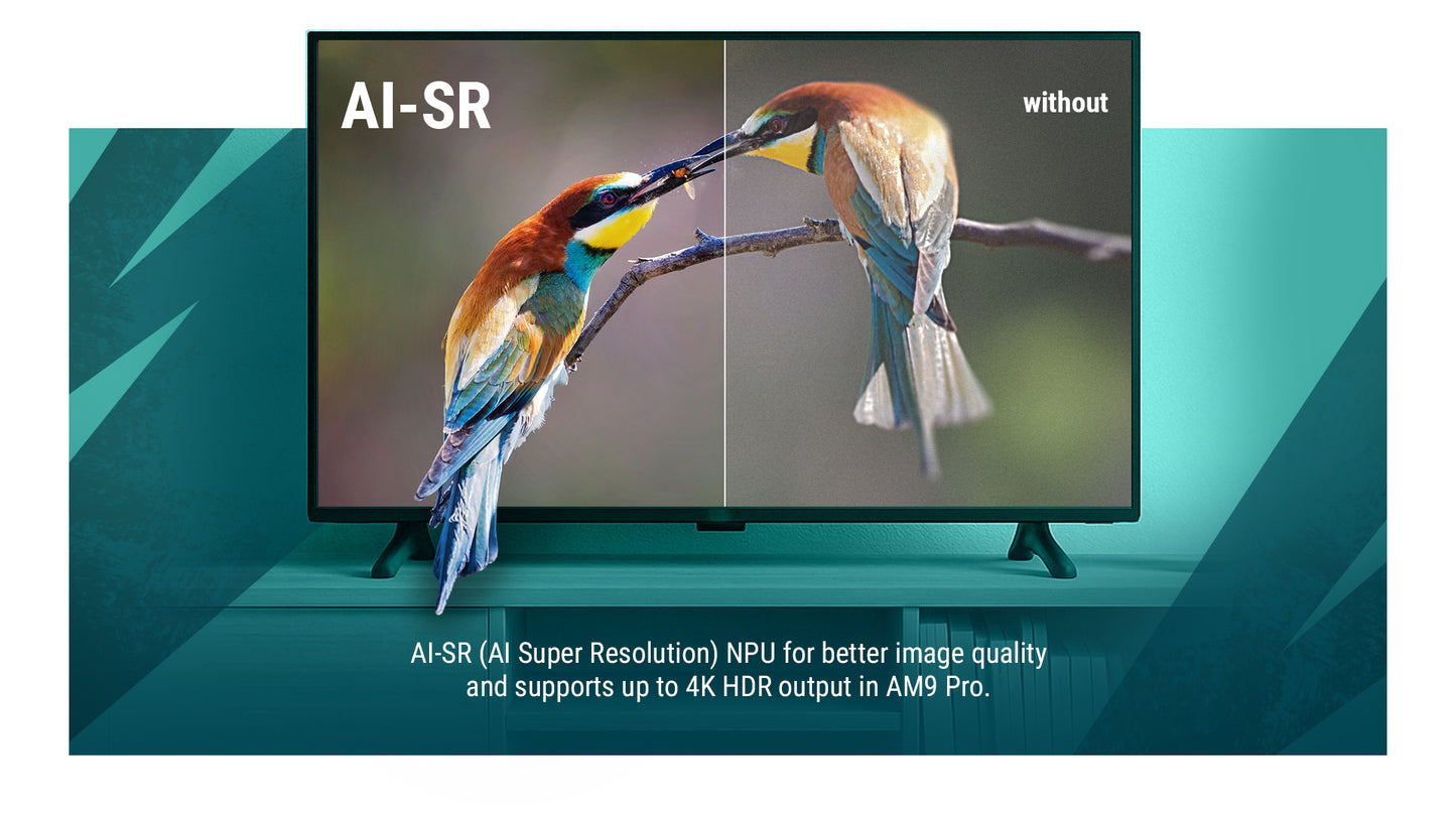 Android TV Box UGOOS AM9 PRO, 4 ГБ ОЗУ, 64 ГБ ПЗУ, CPU S905X5-J (приставка Smart TV)