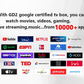 Сертифицированная Google Android TV Box DColor GD2 2 ГБ ОЗУ, 32 ГБ ПЗУ (консоль Smart TV)