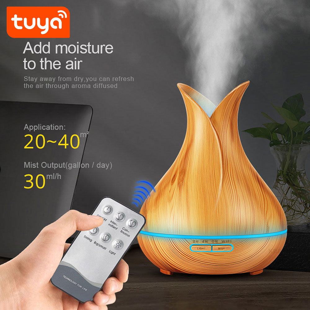 Мощный Wi-Fi Tuya Smart и беспроводной увлажнитель воздуха Smart Life