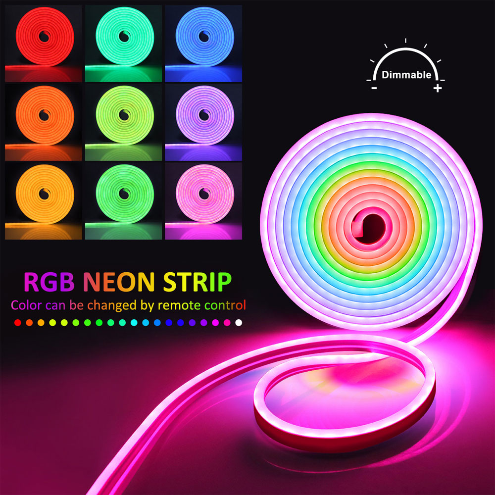 RGB Magic LED Neona lente ar Tuya Smart un Smart Life, mūzikas režīmu un citām funkcijām
