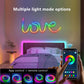 RGB Magic LED Neona lente ar Tuya Smart un Smart Life, mūzikas režīmu un citām funkcijām