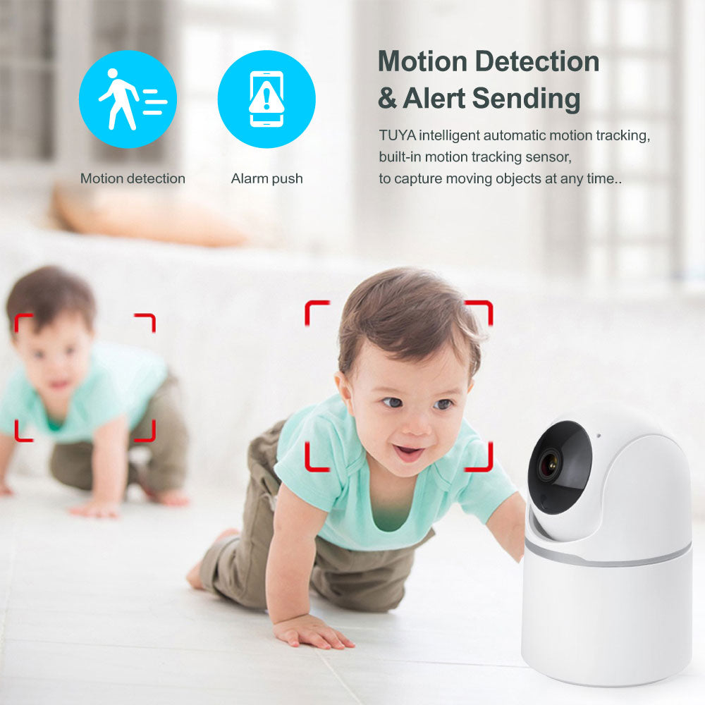 Indoor Smart Life and Tuya App 5.0MP Wireless WiFi Camera with RJ45 Connection