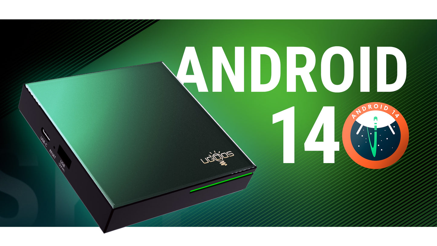 Android TV Box Ugoos SK4 PRO, 4GB RAM, 64GB ROM, CPU S905X5M-K, Widevine L1 (Smart TV Konsole)