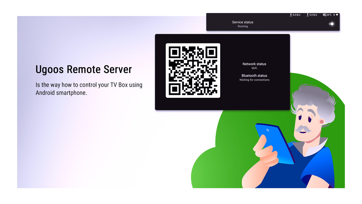 Android TV Box Ugoos SK4 PRO, 4GB RAM, 64GB ROM, CPU S905X5M-K, Widevine L1 (Smart TV Konsole)