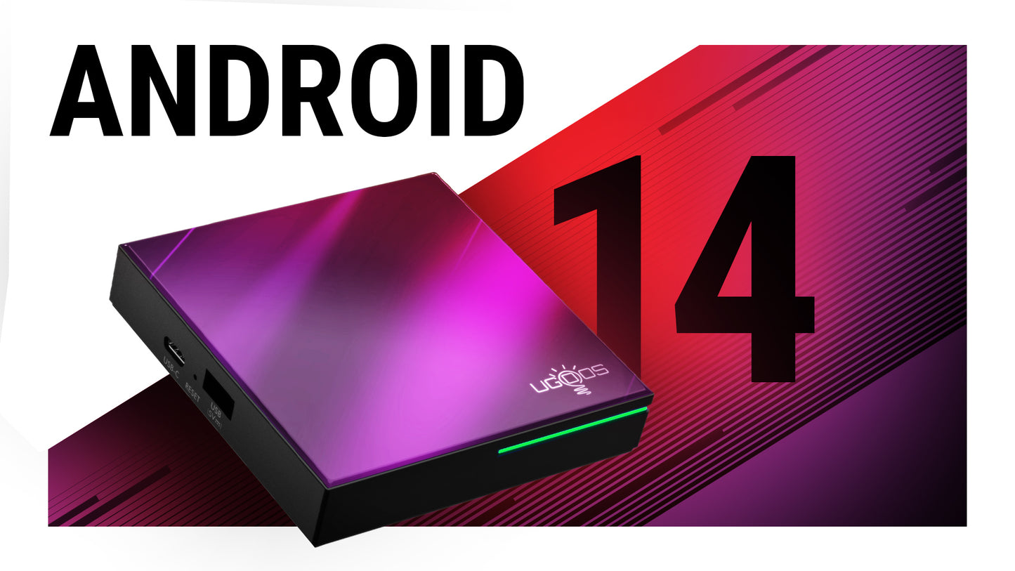 Android TV Box Ugoos SK4, 4GB RAM, 64GB ROM, CPU S905X5M (Smart TV Console)