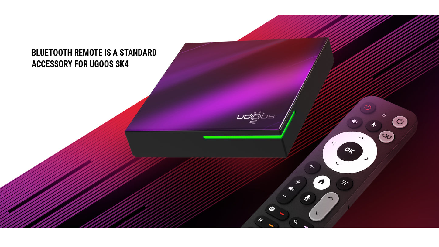 Android TV Box Ugoos SK4, 4GB RAM, 64GB ROM, CPU S905X5M (Smart TV Console)