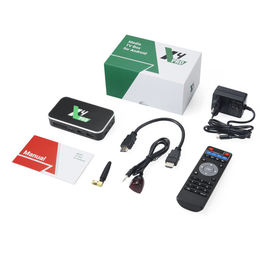 Android 11 TV Box Ugoos X4 Pro 4 ГБ ОЗУ, 32 ГБ ПЗУ, процессор S905X4 (консоль Smart TV)