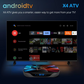 Android 11 TV Box Vontar X4, 4 ГБ ОЗУ, 32 ГБ ПЗУ, Android TV (ATV), процессор S905X4 (консоль Smart TV)