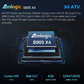 Android 11 TV Box Vontar X4, 4 ГБ ОЗУ, 32 ГБ ПЗУ, Android TV (ATV), процессор S905X4 (консоль Smart TV)