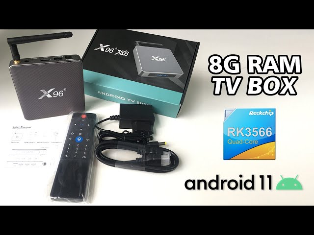 Загрузить видео: X96 X6 android box video