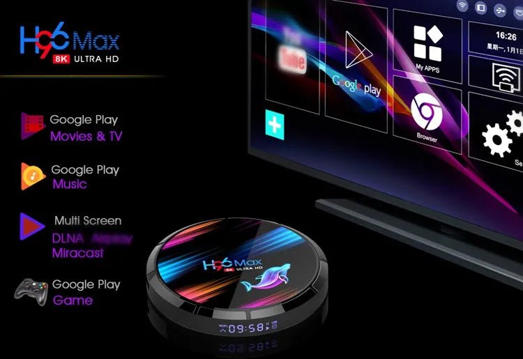 Android TV Box H96 MAX X3 4GB RAM, 32GB ROM (Smart TV Konsole) - Reltek
