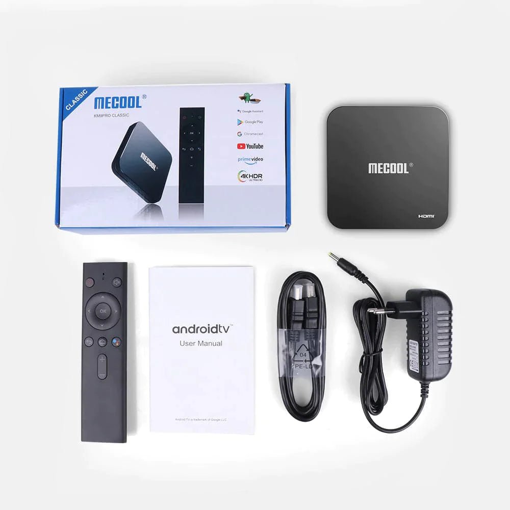 Android TV Box MECOOL KM9 PRO 2GB RAM, 16GB ROM, Oficiāla Android TV, S905X2 CPU (Smart TV Konsole) - Reltek