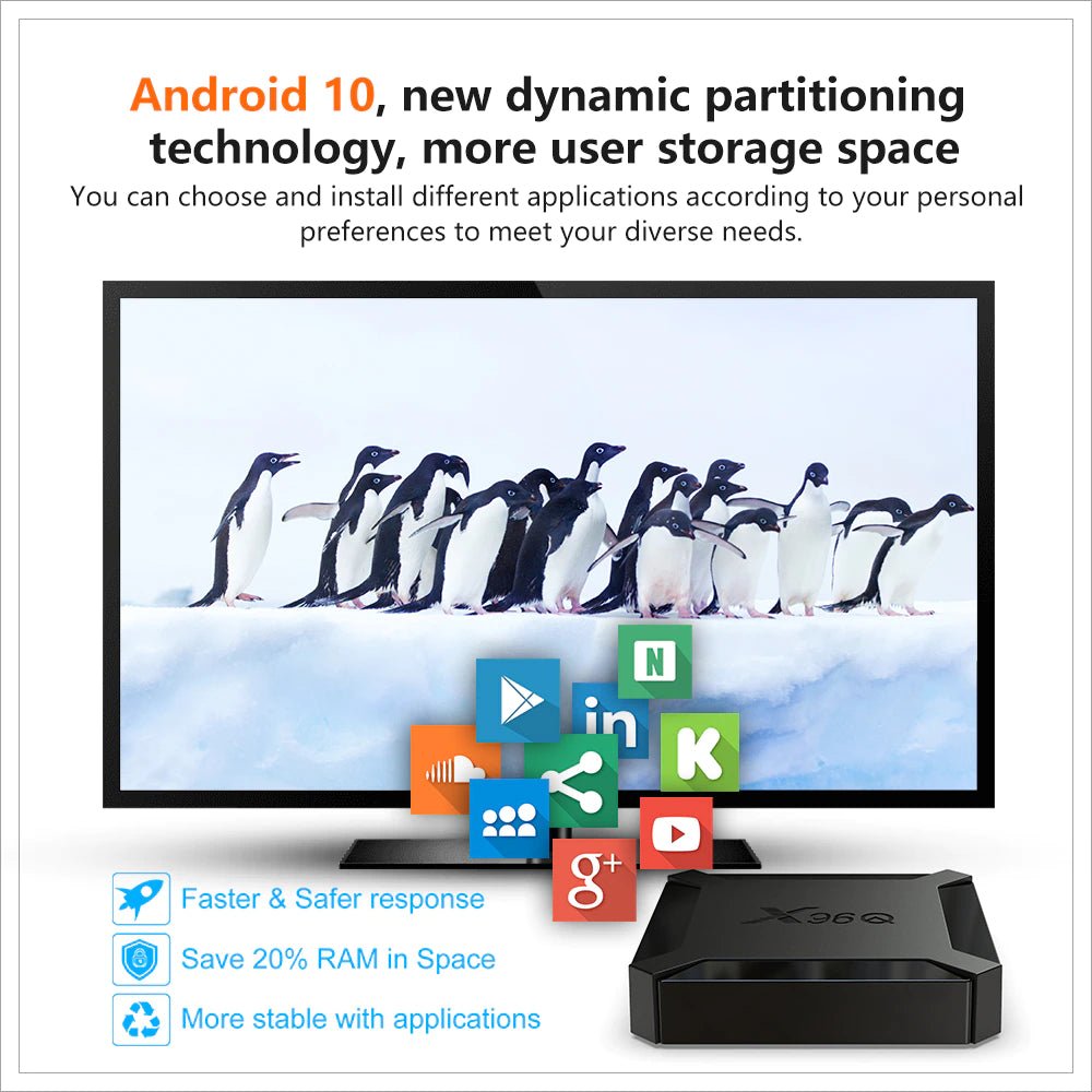 Android TV Box X96Q 2GB RAM 2GB RAM, 16GB ROM (Smart TV) – Reltek