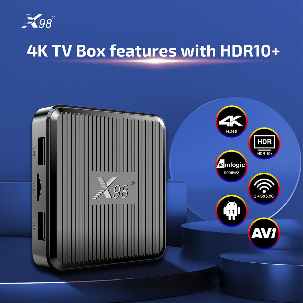 Android TV Box X98Q 1GB RAM, 8GB ROM (Smart TV konsole) - Reltek