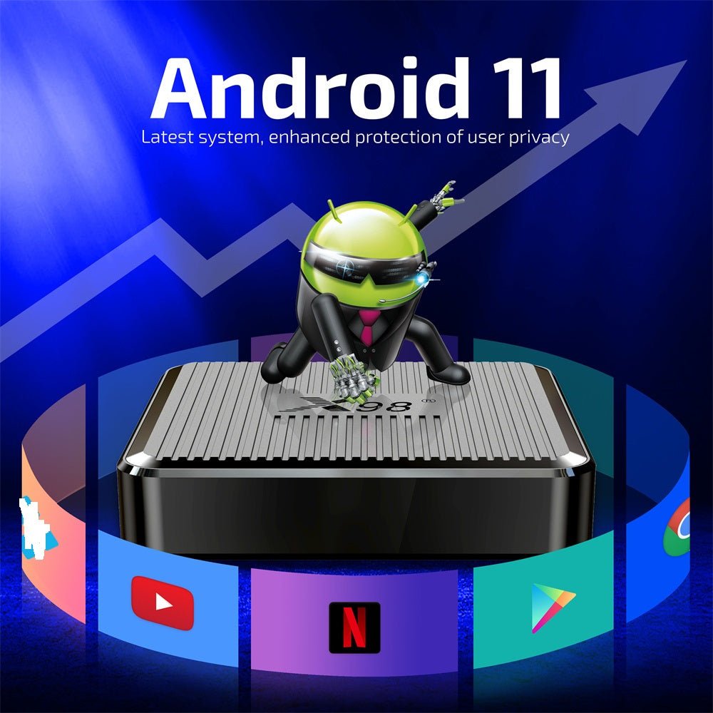 Android TV Box X98Q 2GB RAM, 16GB ROM (Smart TV konsole) - Reltek