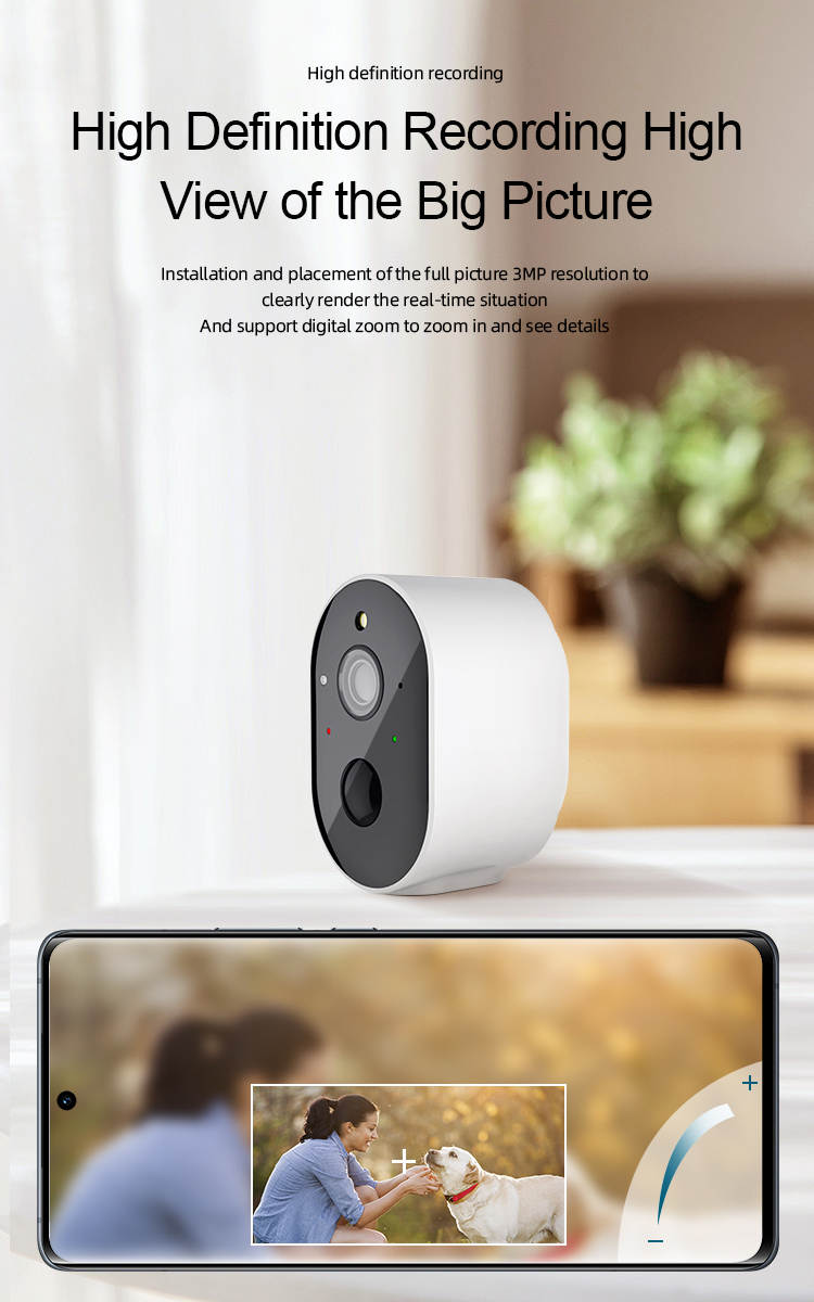 Āras Akumalatora Wi-Fi Smart Life un Tuya App saderīga videokamera: uzraugiet savu māju vai biroju attālināti - Reltek
