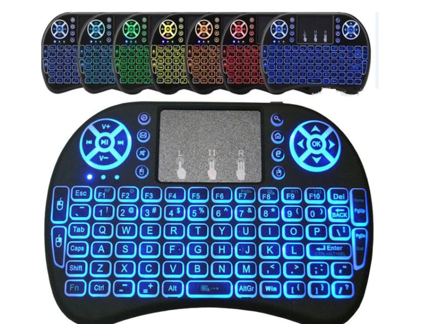 Mini klaviatūra ar Touch pad datorpeli un apgaismojumu - Reltek