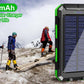 Ūdensnecaurlaidīgs un putekļu necaurlaidīgs Power Bank akumulators ar saules bateriju 8000 mAh - Reltek